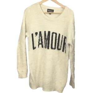 Madison Cream Crew Neck Sweater Soft Cotton Blend